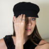 Row black diamond ring - Image 8