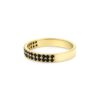 Two row black diamond ring - Image 2