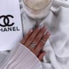 Star of David ring with diamonds - Image 3