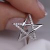 Star of David ring with diamonds - Image 4