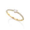 Amit engagement ring - heart diamond - Image 4