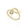 Diamond snake ring - Adam and Eve - Image 2