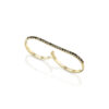 A ring for two black diamond fingers - Image 2