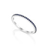 Blue sapphire semi-studded ring - Image 3
