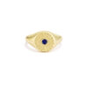 Blue Eye Signet Ring - Image 5