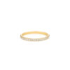 A semi-encrusted ring with diamonds - Image 8