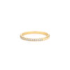 A semi-encrusted ring with diamonds - Image 7