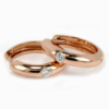 Gypsy hoop earrings with diamond - Image 3