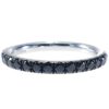 Row black diamond ring - Image 2