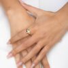 A plus ring studded with diamonds - Image 6
