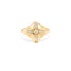 A plus ring studded with diamonds - Image 3