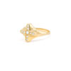 A plus ring studded with diamonds - Image 4