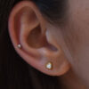Heart diamond cup earring - Image 7