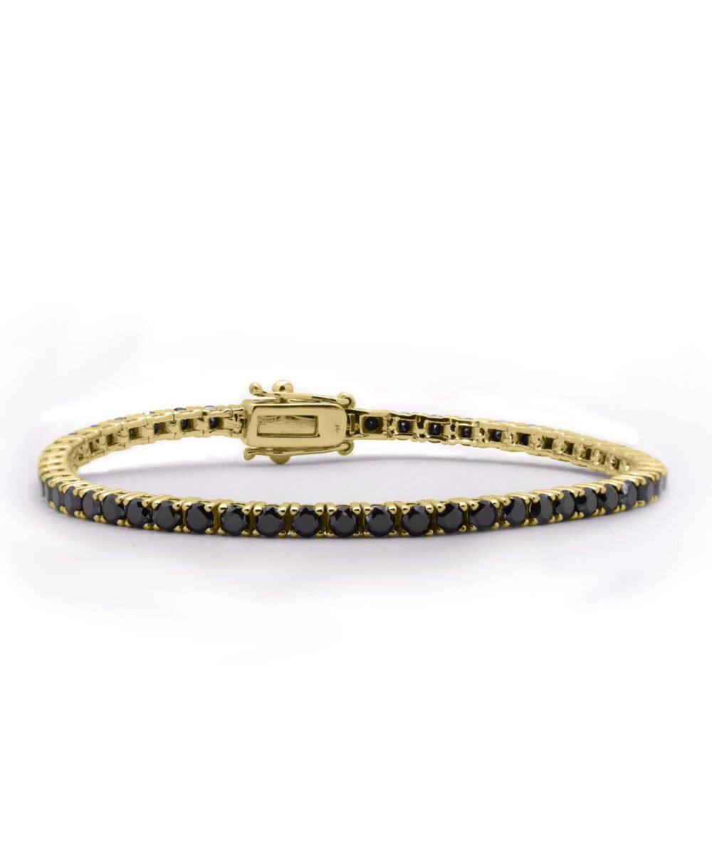 Master Black diamond tennis bracelet