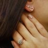 Barak earring studded with diamonds - Image 2