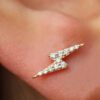 Barak earring studded with diamonds - Image 5