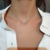 Diamond circle necklace - Image 4