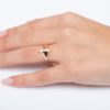 Signet ring set with diamonds - Image 9