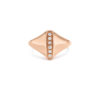 Signet ring set with diamonds - Image 3