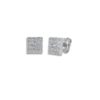 Square diamond earring - Image 2