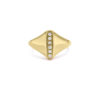 Signet ring set with diamonds - Image 5