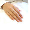 Rhombus shaped black diamond ring - Image 4