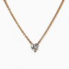 4 prong heart diamond pendant - Image 2